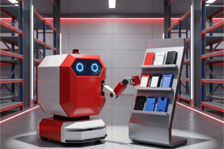 RealClipz Robot parachuting