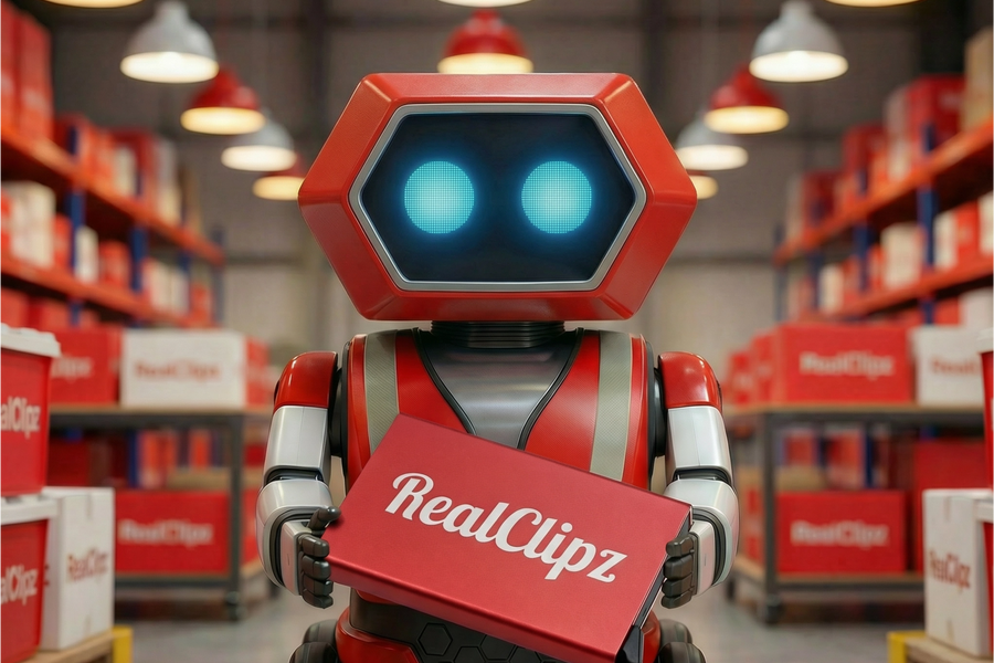 RealClipz Robot in snow